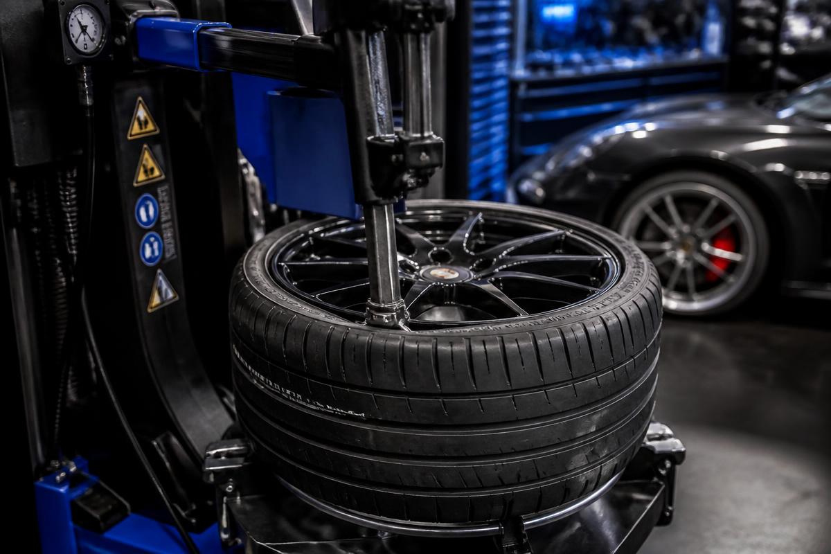 Premium tyre and wheel service at GASS Goa